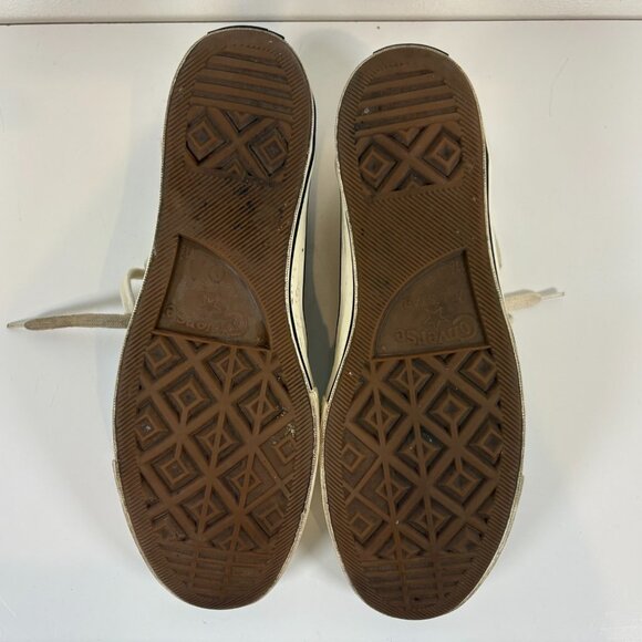 Converse Chuck Taylor Shoes Mens Size 11.5 Quad Ripstop High Top Black Beige - Picture 5 of 8